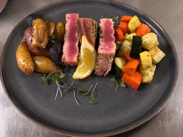 Grilled Lemon Pepper Ahi Tuna